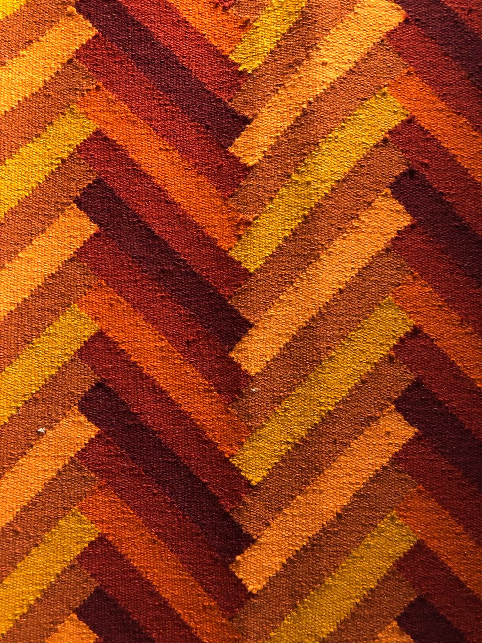 handmade colorful cloth with geometric lines
